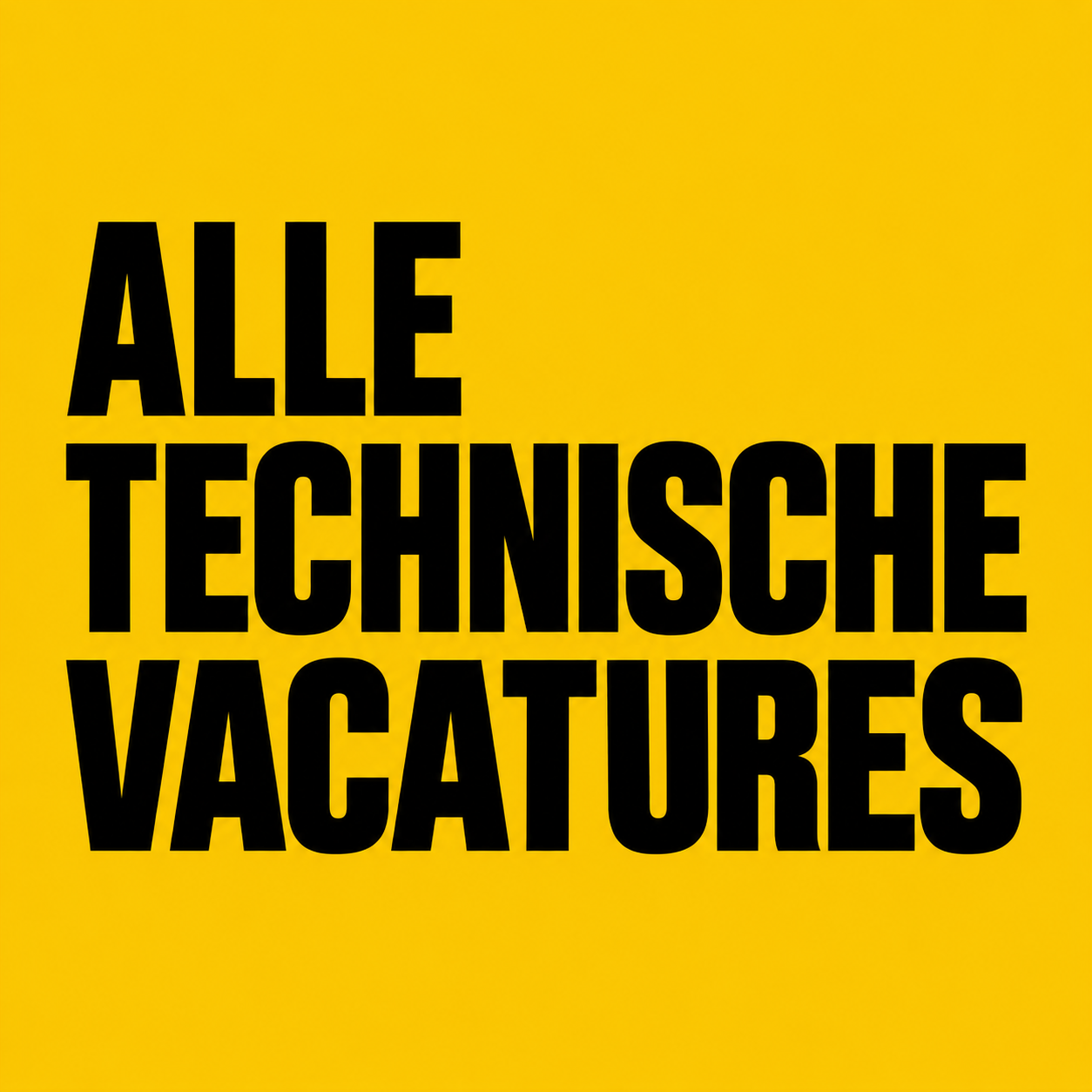 Alle technische vacatures